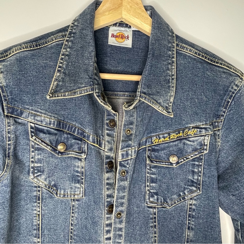 Hard Rock Cafe Authentic Vintage Gatlinburg Denim Jacket‎ (Medium) - Picture 2 of 8